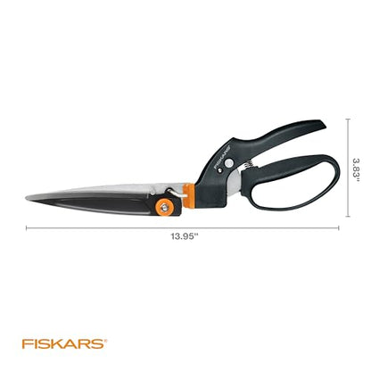 Fiskars 5" Swivel Grass Shears, Handheld Grass Clippers for Lawn & Garden - style: Rotating - Shear Ease