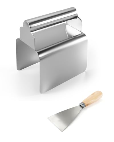 Landscape Curb Trowel, 4" x 6" x 4" Stainless Steel Curb Trowel