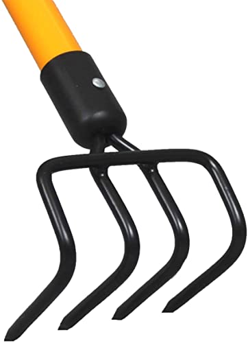 Ashman Garden Cultivator (1Pack)– Sturdy Hand Tiller/Cultivator – Heavy Duty Blade for Digging, Loosening Soil and Weeding – Rubber Grip Handle for a Strong Hold – Rust Resistant - size: 1 Pack