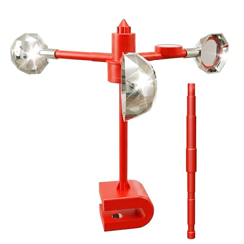 Bird Scare Reflective Device,Silver, Wind Powered Spinning, Bird Reflectors, Keep Pigeon Woodpeckers and Seagull Away for Garden Patio Yard (Orange, 2Pcs) - color: Orange, size: 2Pcs