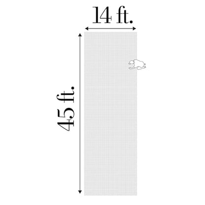 Dalen Bird-X Protective Mesh Netting for Fruit Trees & Berries, 14 x 45 ft - size: 14'X45'