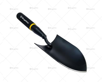 Gardening Hand Trowel – Heavy Duty Carbon Steel with Rubberized Grip, Ideal for Soil Digging, Planting & Transplanting