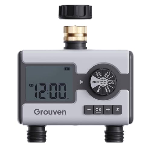 Garden Sprinkler Hose Timer Automatic Watering System 2 Outlet - style: 2 outlets