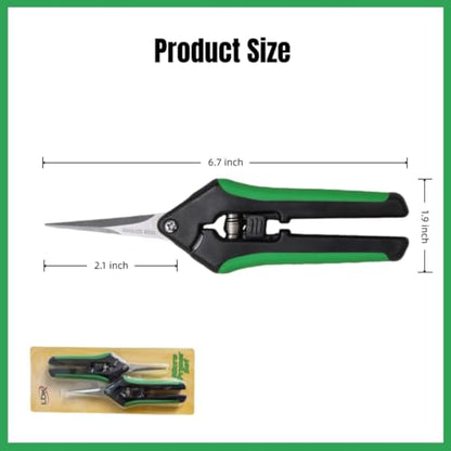 LDK 8 Pack Curved Blades Gardening Hand Pruner Pruning Snip - color: 8 Pack Curved