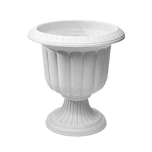 Root & Vessel Classic Urn Planter, Stone, 19-Inch - color: Stone, size: 19 Inch