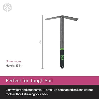 Yard Butler Terra Garden Hand Mattock, Rust-Resistant - style: Mattock