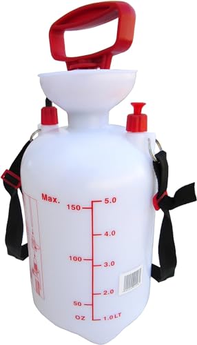 TABOR TOOLS 1.3 Gallon sparayer for Lawn and Garden. Pump Pressure with Pressure Relief Valve, Adjustable Shoulder Strap, and Adjustable Wand Nozzle. N50A - size: 1.3 G + wand