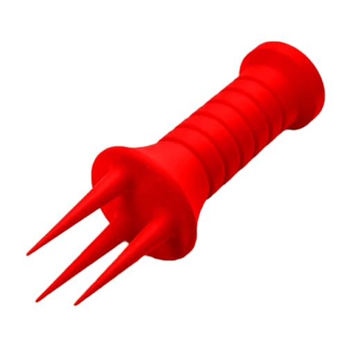Manual Aerator Cultivator for Digging Weeding Plant Growth Garden Soil Soil Tiller Cultivator Improvement Garden Maintenance Aerator - color: Red, size: 5cmx5cmx15cm