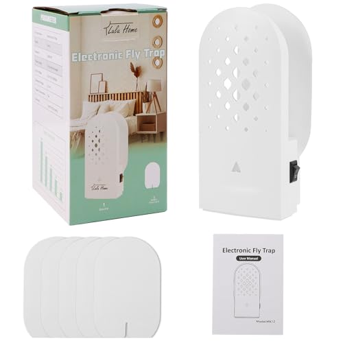 Lulu Home Flying Insect Trap Indoor, 365nm Plug-in Bug Light Catcher