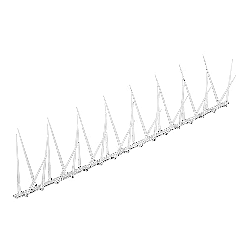 Bird B Gone EnviroSpike Plastic Bird Spikes, 100ft, Clear - size: 100 Feet Long