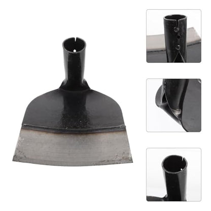 BESPORTBLE Heavy Duty Garden Hoe Tool for Weeding and Soil Loosening Solid Steel Construction Compact 7.28 Inch Hand Hoe for Backyard Gardening and Agricultural Use - size: 18.50X18.50X11.50CM