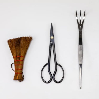 Wazakura Japanese Bonsai Garden Tool Starter Kit, Satsuki Scissors