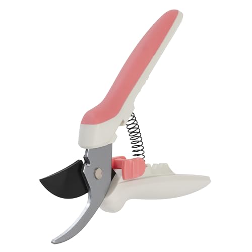 Fiskars Floral Pruning Shears, Plant Cutting Scissors for Flowers - color: Spring Bloom Light Pink