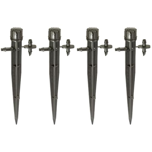 Rain Bird MBF4PKS Drip Micro-Bubbler, Full Circle, 4-Pack - size: 4-Pack, style: Micro Spray on Stake