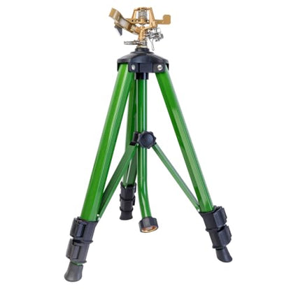 Orbit Tripod Zinc Impact Sprinkler, Adjustable Height - 56667 - style: Zinc Impact Sprinkler