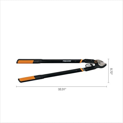 Fiskars 32" Ratchet Drive Garden Anvil Loppers, 2" Cut Capacity - style: 32" Ratchet Anvil