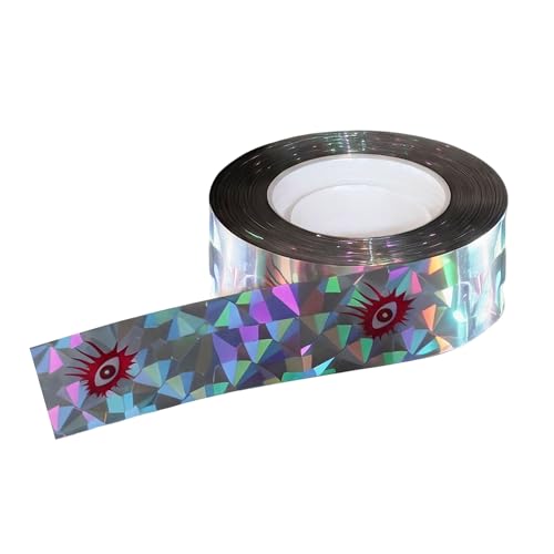 Birds Scare Ribbon, Double-Sided Reflective, Reflective Flash Tape Scare, Keep Pigeons, Hawks, Woodpeckers, Geeses Away from Gardens,Farms,Trees - size: 260 Ft*1