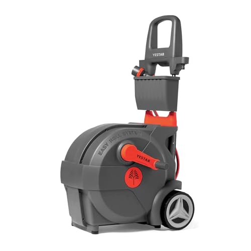 Hand-Crank Garden Hose Reel 1/2" x 130ft, Easy-to-Move Hose Reel Cart - size: 1/2" x 130ft