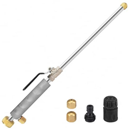 Jet Nozzle for Garden Hose, High Pressure Washer Hose Nozzle - color: Gray