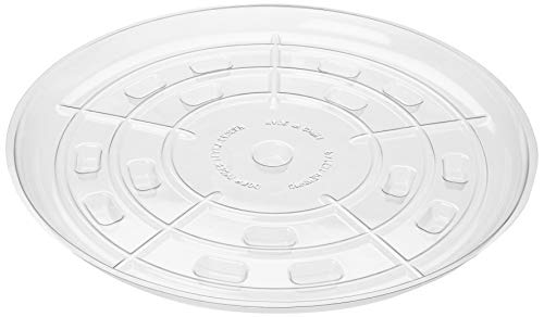 Bosmere S51540 Down Under Plant Saucer, 15", Clear - color: Clear, size: 15"