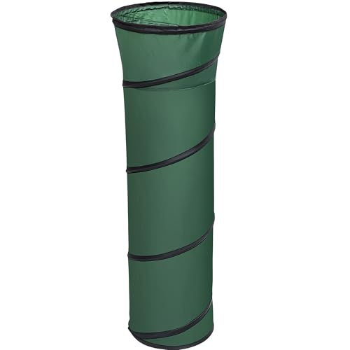 Adnee Leaf Bag Funnel Holder, Foldable Lawn Bag Chute Stand Fit for 30 Gallon Paper Bags, Reusable Yard Waste Bag Funnel for Handling Garbage and Leaves - color: 1 Pcs