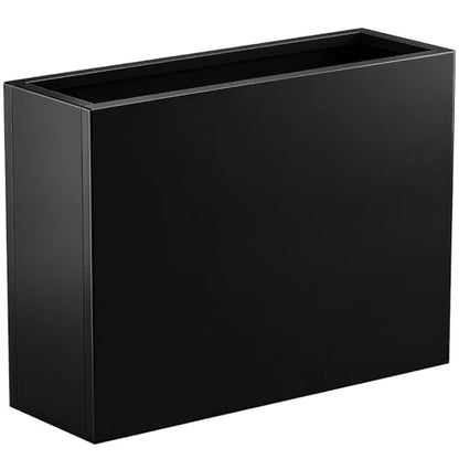 36" Metal Planter Box, Large Rectangular Window Box - size: 36”L x 12”W x 26“H