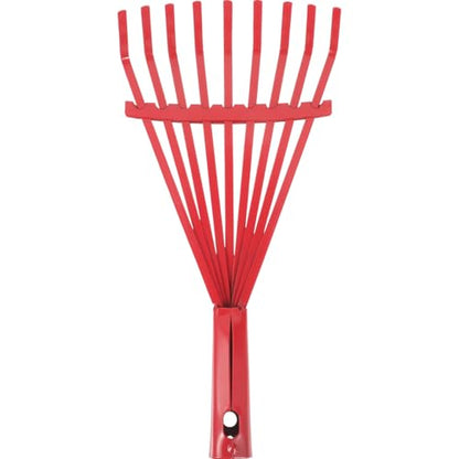 Happyyami Garden Hand Rake Replacement Head 9 Tooth Rake for Fallen Leaves Soil Loosening Weeding and Yard Cleanup 10.43 X 5.11 X 1.18 in