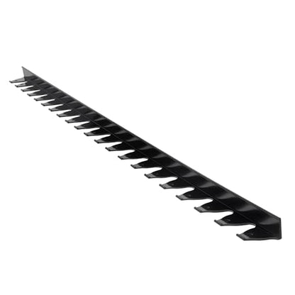 VEVOR Landscape Edging Border, 10Pcs 6 ft x 1.6 in Plastic Garden Edging with 60 Spikes, Sun-Resistant Flowerbed Borders, DIY Layout, No Dig Garden Edger Border Divider for Lawn Edgings for Yard - style: 60ft*1.7in（L-shaped）