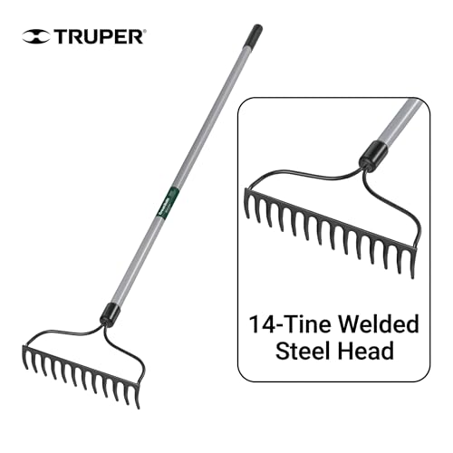Truper Green Built 14-Tine Welded Bow Rake (Model 31389 / R-14AL-FP)