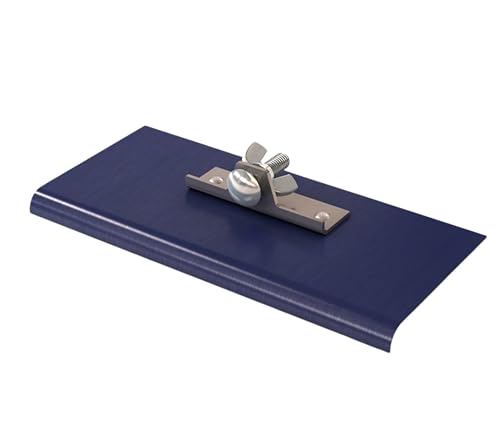 Bon 22-739 Blue Steel Walking Edger 9" x 4" 3/8" Radius 1/2" Depth Two Way Concrete Edging Tool (Handle Sold Separately) - style: 3/8" x 1/2" Depth