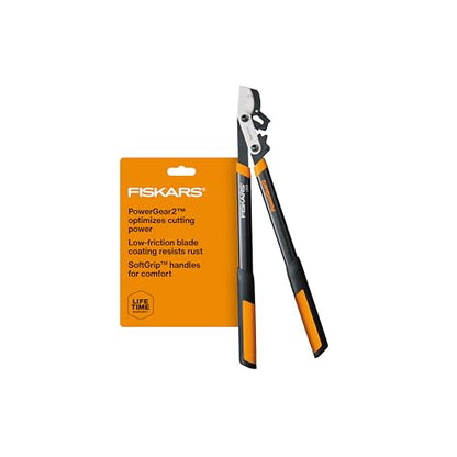 Fiskars 25” PowerGear2 Garden Bypass Loppers, 1.75" Capacity Tree Trimmer - style: 25 in