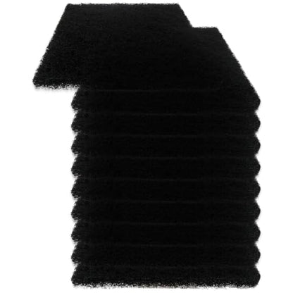 Compost Bin Carbon Filter Refills – 10 Pack Square 5x5 Activated Charcoal, Long-Lasting