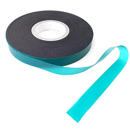 2 Rolls Stretch Tie Tape Garden Tie Green Thick Plant Ribbon for Indoor Outdoor Patio Plant Tree, Branches, Climbing Planters, Flowers, 0.5 Inch Wide by 150 Feet Long - size: 0.5 Inch