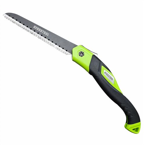 7” Folding Branches Cut Hand Saw, Pruning Saw with SK5 High Carbon Steel Blade Silky Pocketboy Saw for Tree Trimming,Wood Cutting, Camping Tool, Backpacking Landscaping Tool