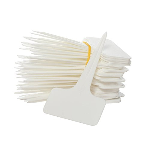 Prudance® 50 Pack Reusable Waterproof Plant Markers, White - color: White