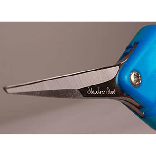 Hydrofarm HGPP400C Precision Curved Blade Pruners, Blue, Garden Shears