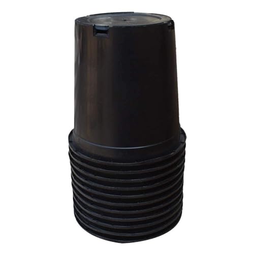 2 Gallon Plant Nursery Pot 10-Pack 2 Gallon Plastic Garden Planter Pots Flower Seedling Injection Molded Container Seed Starting Pot for Indoor Outdoor Plants Seedlings Vegetables Black - size: Standard 2 Gallon