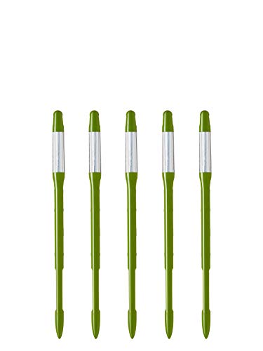 Sustee Aquameter, Set of 5, Plant Soil Moisture Sensor (Green, Medium) - size: Medio