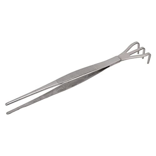Bonsai Root Rake, Straight 3 Prong Stainless Steel Tool with Ergonomic Nonslip Handle for Bonsai Repotting Soil Aeration 1 Piece - size: Straight