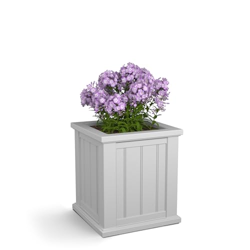 Mayne 4837W Cod Planter, White, 16" x 16" (4837-W) - color: White, size: 16in
