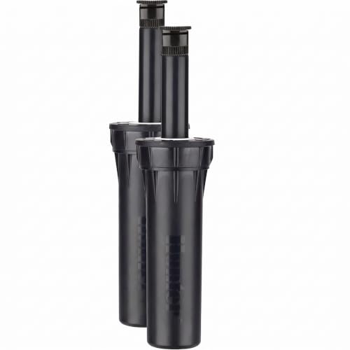Hunter Pro 4" Pop Up Sprinkler Head, Adjustable 0°–360° Spray Pattern, 8'–15' Coverage, In-Ground Lawn Irrigation System, Sprinkler Head for Yard and Garden (Pack of 2) - size: 1 Count (Pack of 2)
