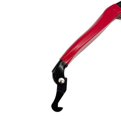 SaidiCo Professional Grade Gardening Hand Pruner, Bypass Pruning Shears, 3/4 Inch Cut, Red and White Handles