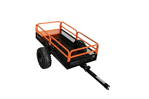 Impact Implements® 1500lb ATV/UTV/Tractor Cargo Trailer with Steel Floor - size: 1500lb Steel Floor