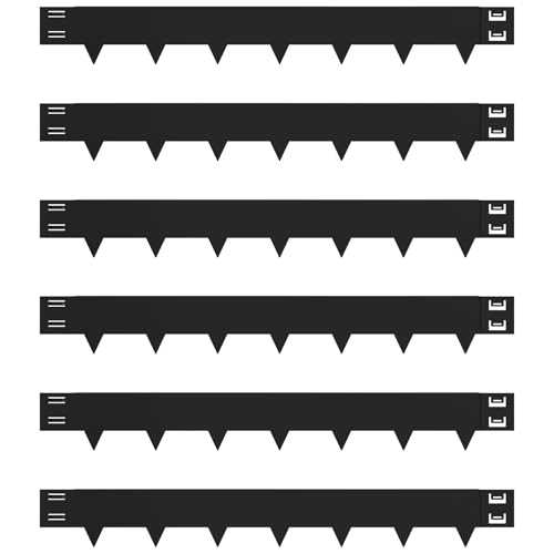 Metal Edging for Landscaping 6-Pack,40" L x 5" H(20Ft Total) - size: 5 inch