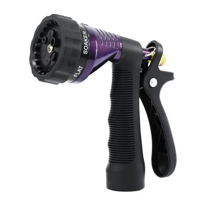 RESTMO Garden Hose Nozzle Heavy Duty, Hose Spray Nozzle for Garden Hose - color: Purple