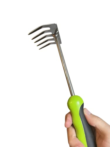 Garden Guru Stainless Steel Hand Rake Cultivator Tiller Tool - Stainless Steel for Ultimate Strength - Rust Resistant - Ergonomic Handle - Gardening Cultivating Loosening Weeding Mulching (4 Pack) - size: 4 Pack