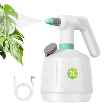 Uten Cordless Electric Sprayer 2L, Rechargeable and Portable Spray Bottle