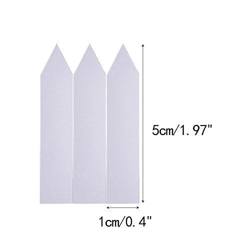 KINGLAKE 100 Pcs 3 Inch Peat Pots, Seeds Starter, Transplant Seedlings With 100 Pcs White Plastic Plant Labels - size: 3 Inch