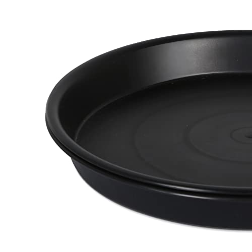 8 Pack 10Inch 12Inch 14Inch 15 Inch Plant Saucer Plastic Plant Saucer Drip Trays Plant Saucers for Indoors Outdoor Plant (10+12+14+15 inch) Black - color: 10+12+14+15