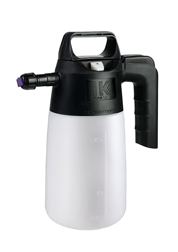 IK Foam 1,5 – Pump Spray Foamer – 35 oZ – Car Detailing, Cleaning, Maintenance & Disinfection – High Precision & Safety - Foam Sprayer - Translucent Tank with Level Indicator